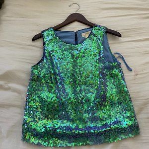 Anthropologie Maeve Amatheia Sequin Tank size 4
